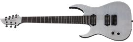 Schecter DIAMOND SERIES  KM-7 MK-III Legacy Transparent White Satin Left Handed  7-String Electric Guitar 2023
